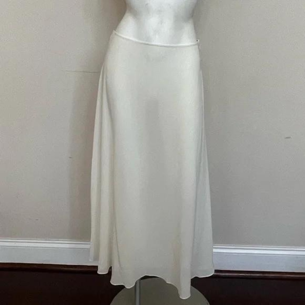 Christian Dior Sheer Cream Skirt